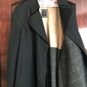 Authentic Vintage Christian Dior Black Trench Coat